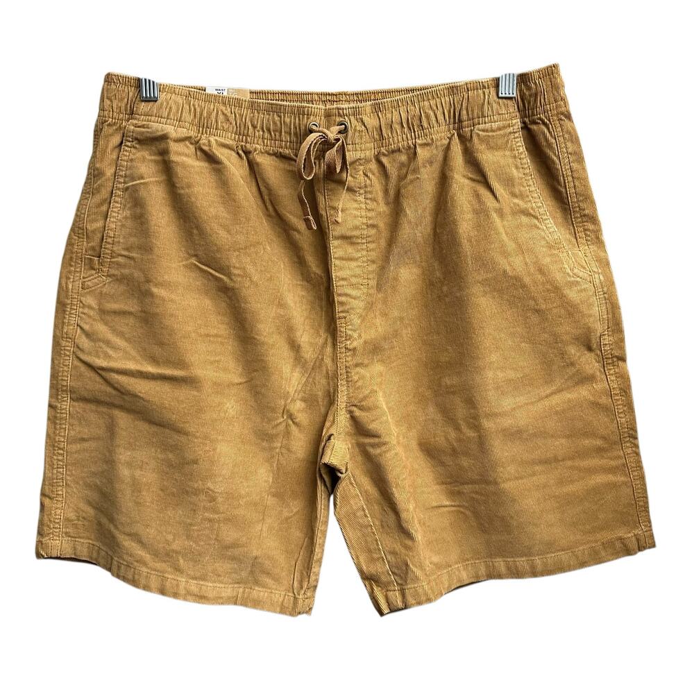 Prana Men’s XL Brown Corduroy Everyday Essential Canyon Camp Short Stretch Woven